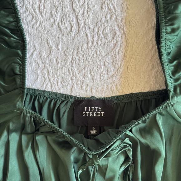 Dark Green blouse - Picture 3 of 5